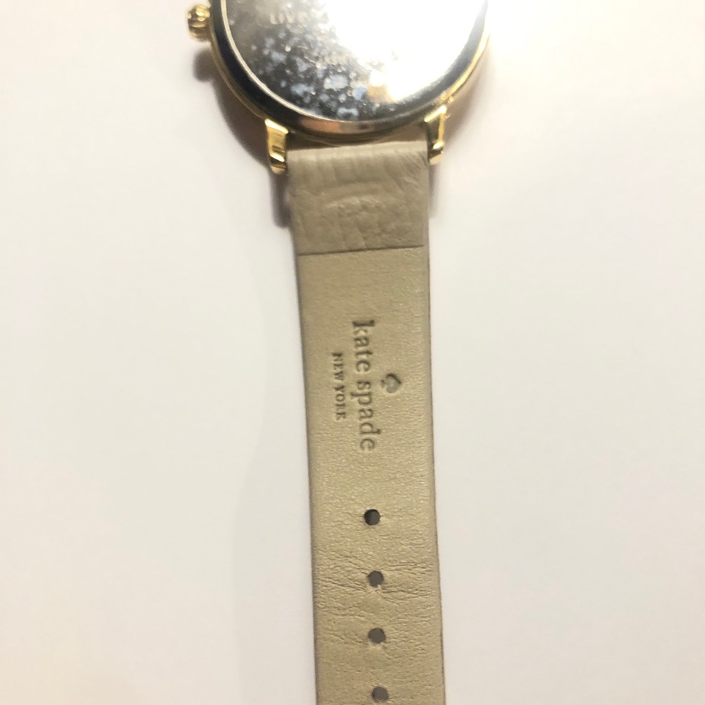 Kate Spade Sign Post Metro Series Real Leather Wristband 34mm Round Watch - Picture 6 of 11